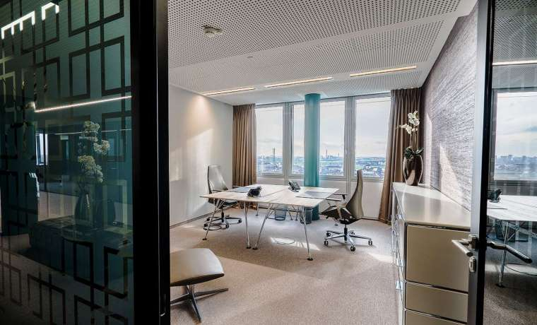 Büro mieten Dreischeibenhaus Düsseldorf Stadtmitte