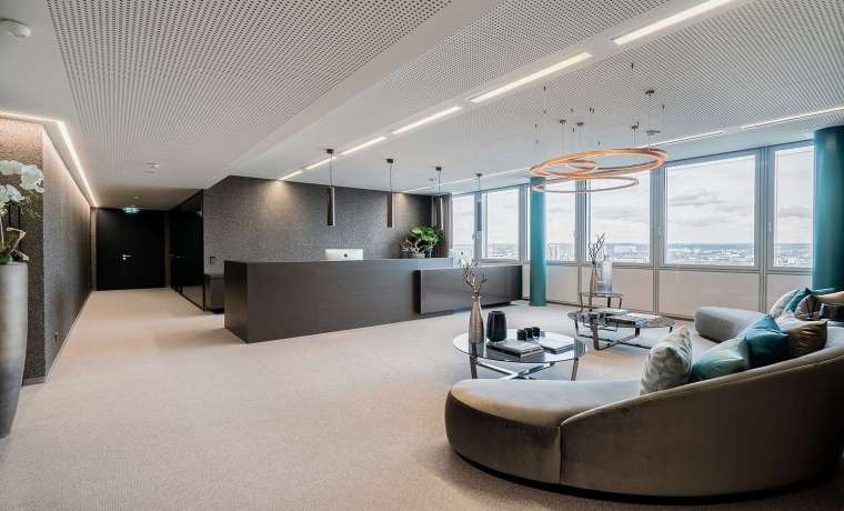 Büroraum Dreischeibenhaus Düsseldorf Stadtmitte